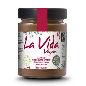 La Vida Vegan Čokoládová pomazánka mandlová BIO 270 g